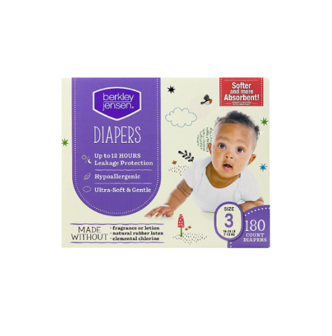 Berkley Jensen Ultra-Soft Baby Diapers Sizes 2–7