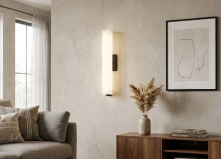 Kuzco Lighting Melville 18" LED Wall Sconce Frosted Glass, Dimmable, 3000K, 1100 Lumens