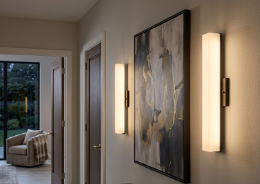 Kuzco Lighting Melville 18" LED Wall Sconce Frosted Glass, Dimmable, 3000K, 1100 Lumens