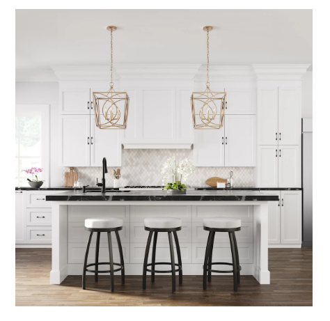 Millennium Lighting Tracy 4-Light Chandelier 16" Candle Style Ceiling Light E12 Dimmable