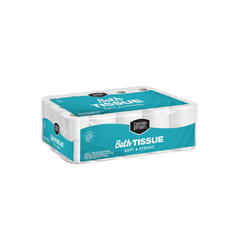 Berkley Jensen Soft & Strong Bath Tissue 30 Rolls 380 Sheets Per Roll 2-Ply Toilet Paper