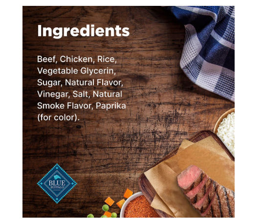 Blue Buffalo Nudges Grillers Natural Dog Treats Steak Recipe, 48 oz Soft & Chewy Dog Treats