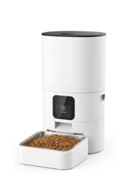 PAPIFEED 6L WiFi Automatic Pet Feeder Smart App Control, Timed Food Dispenser with Stainless Steel Bowl for Cats & Small Dogs