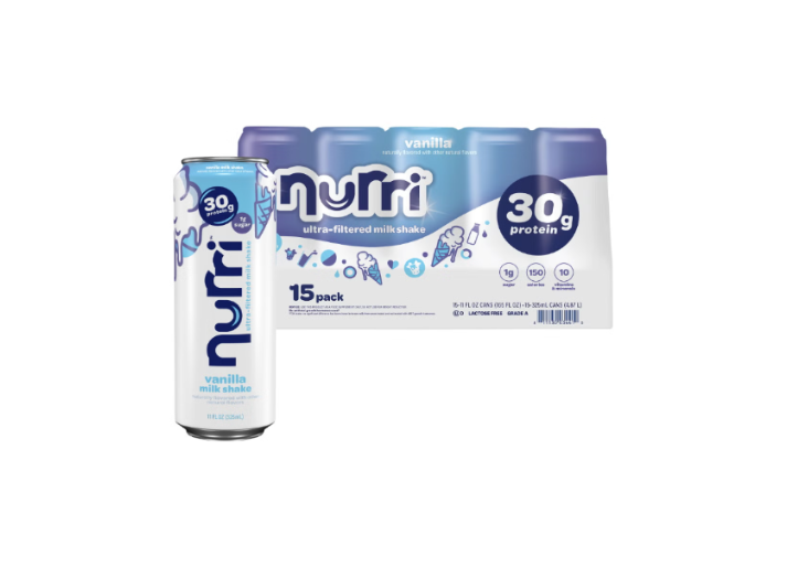 Nurri 30g Protein Shake, Vanilla, 11 fl oz Cans, 15 Pack