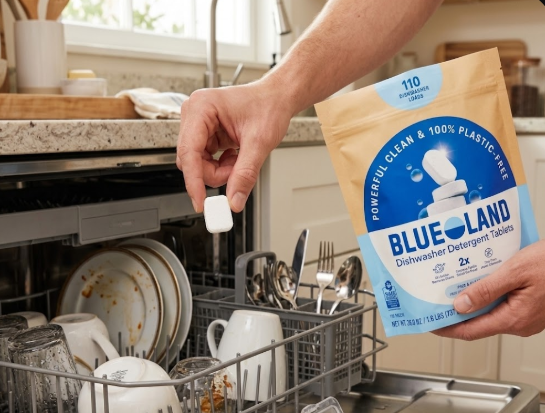 Blueland Dishwasher Detergent Tablets, Fragrance Free, 110 Count
