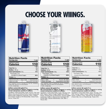 Red Bull Advent Calendar 2026, 24 Days of Wings, 11 Flavor Variety Pack