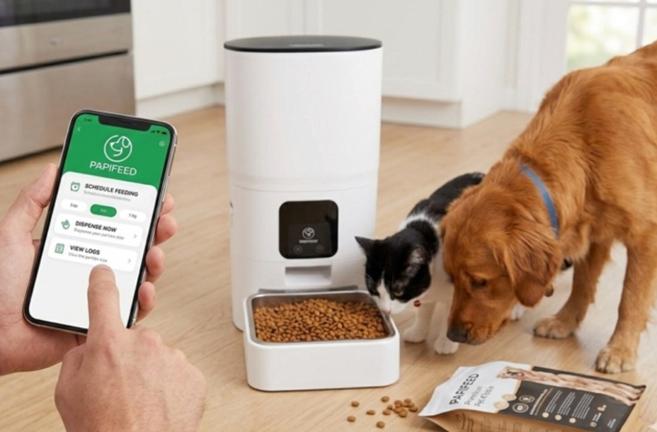 Wi-Fi Automatic Food Dispenser for Dogs and Cats  App Control