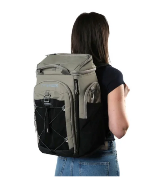 Titan PRO 26-Can Backpack Cooler with Ice Walls