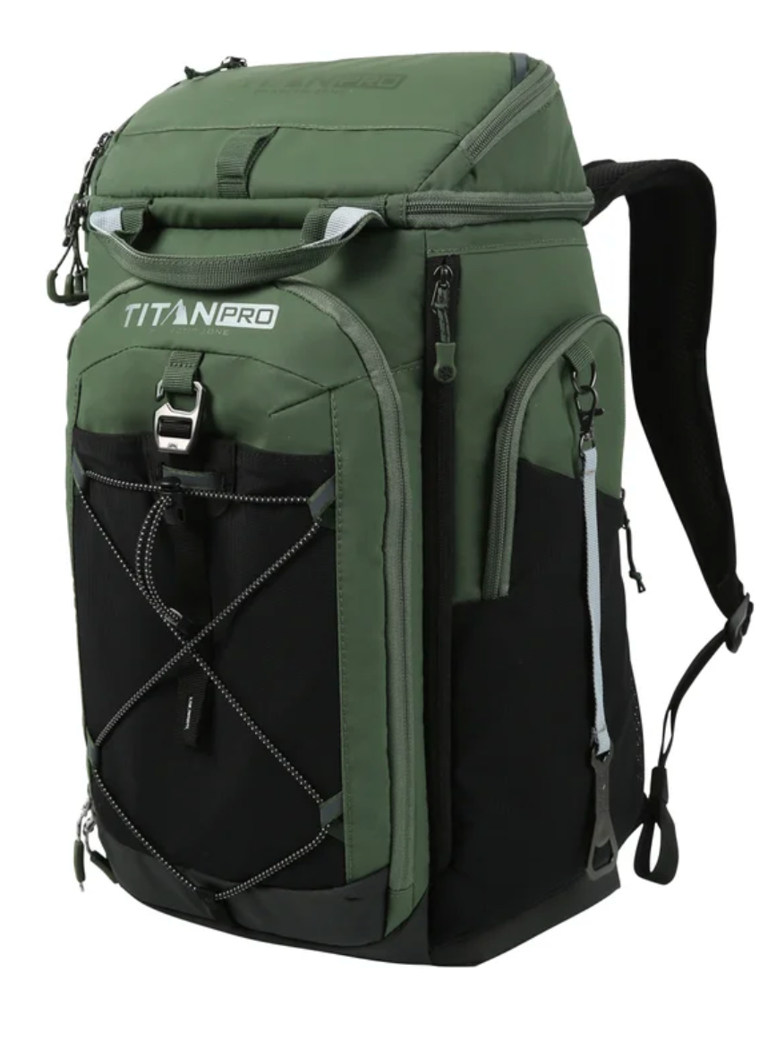 Titan PRO 26-Can Backpack Cooler with Ice Walls
