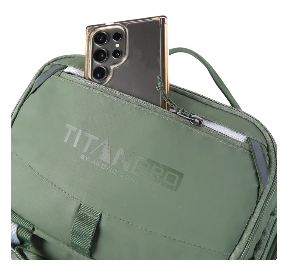 Titan PRO 26-Can Backpack Cooler with Ice Walls