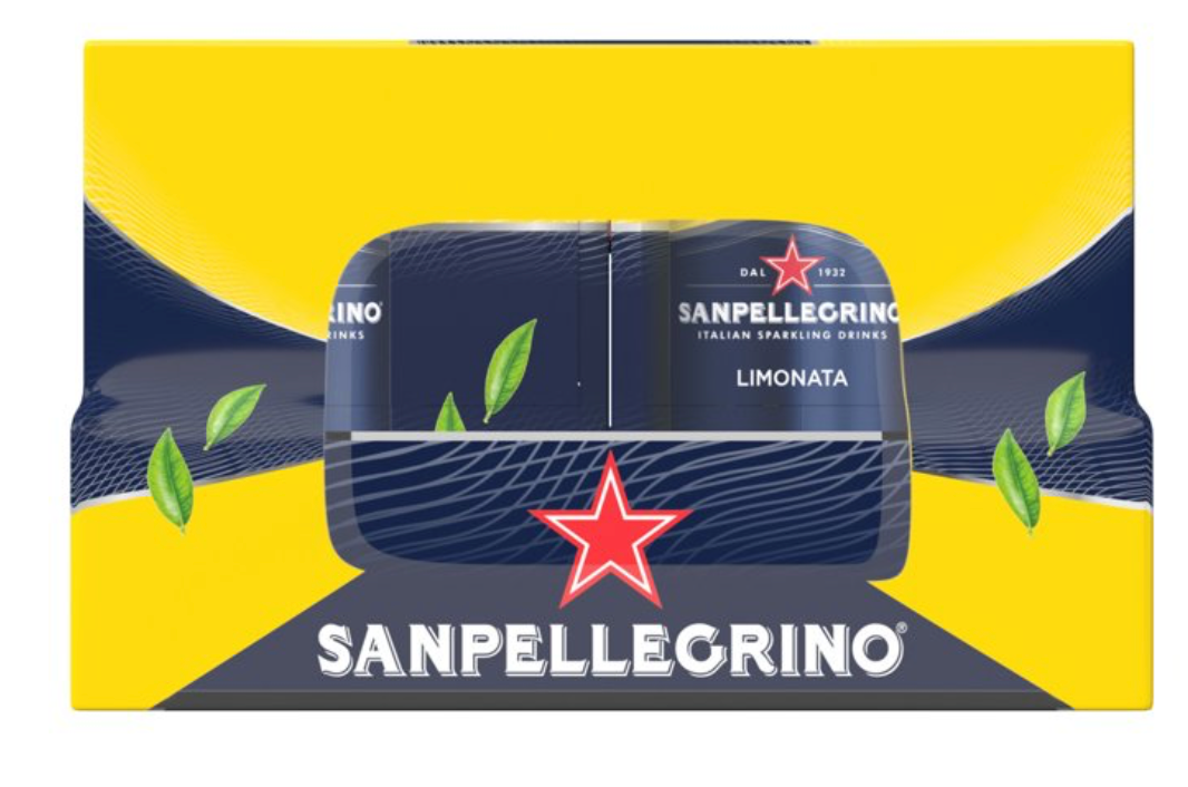 San Pellegrino Italian Sparkling Drink Variety Pack, Aranciata Rossa and Limonata, Sparkling Blood Orange Beverage and Sparkling Lemon Beverage, 24 Pack of 11.15 Fl Oz Cans