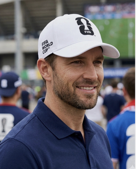FIFA World Cup 2026 White Logo Embroidered Official Snapback Soccer Hat