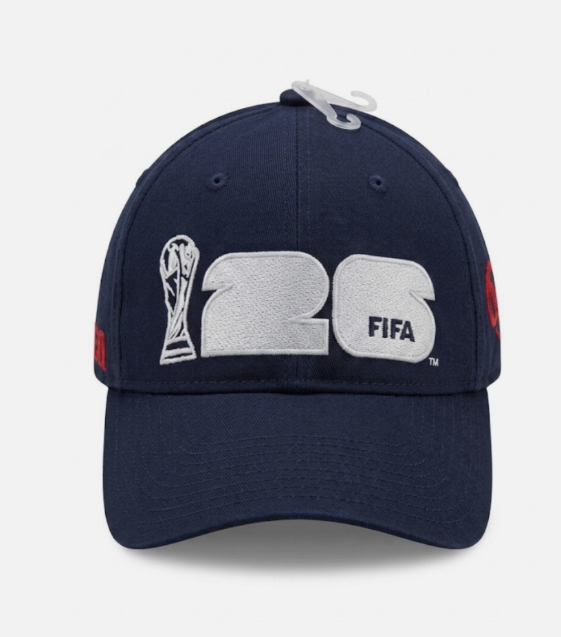 Official FIFA World Cup 2026 USA Hat Navy Blue Adjustable Cap