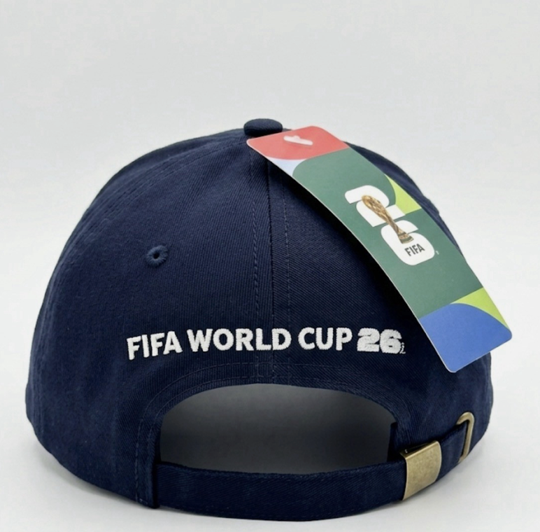Official FIFA World Cup 2026 USA Hat Navy Blue Adjustable Cap