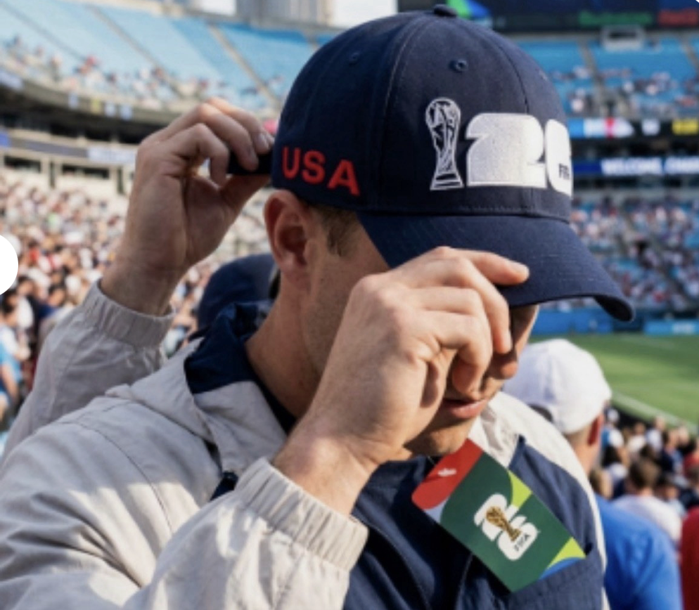 Official FIFA World Cup 2026 USA Hat Navy Blue Adjustable Cap