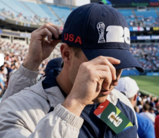 Official FIFA World Cup 2026 USA Hat Navy Blue Adjustable Cap