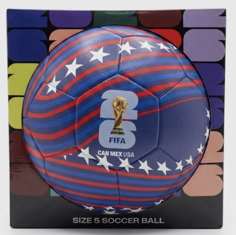Official FIFA 2026 World Cup Soccer Ball, Size 5, in Presentation Box