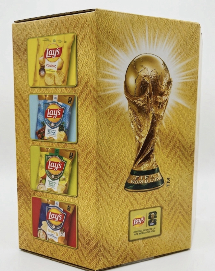 Lay’s FIFA World Cup 2026 Mix Messi Limited Edition Box - 4 Bags Global Flavors