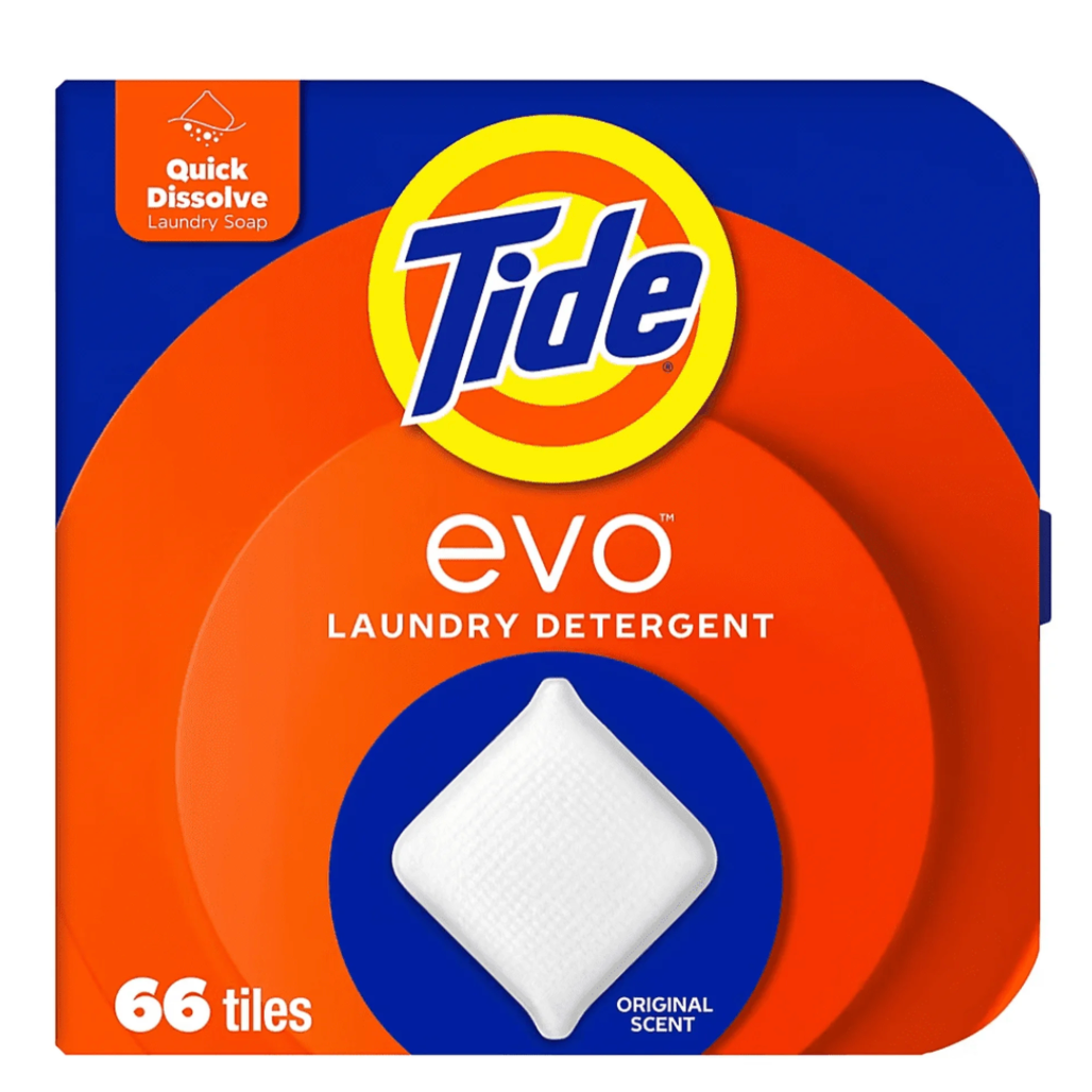 Tide Evo Laundry Detergent Tiles - Original Scent, 66 ct.