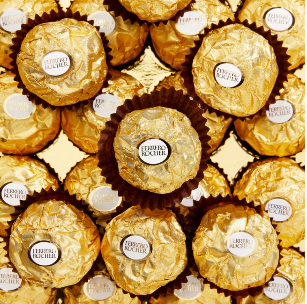 Ferrero Rocher, Milk Chocolate Hazelnut Candy, 21.2 oz, 48 Count