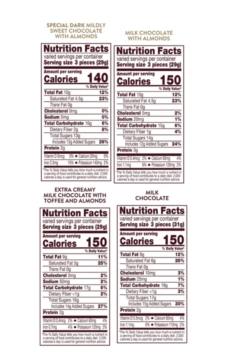 Hershey's Nuggets Assortment, Variety Pack, 145-count