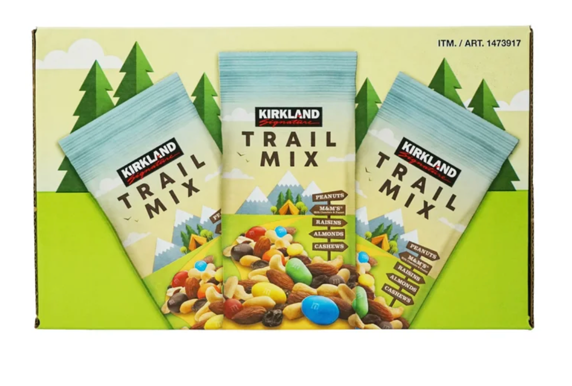 Kirkland Signature Trail Mix Snack Packs, 2 oz, 28-count