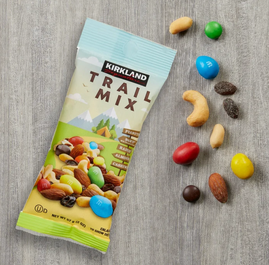 Kirkland Signature Trail Mix Snack Packs 28 Count 2 oz Individually Wrapped Sweet & Salty Trail Mix