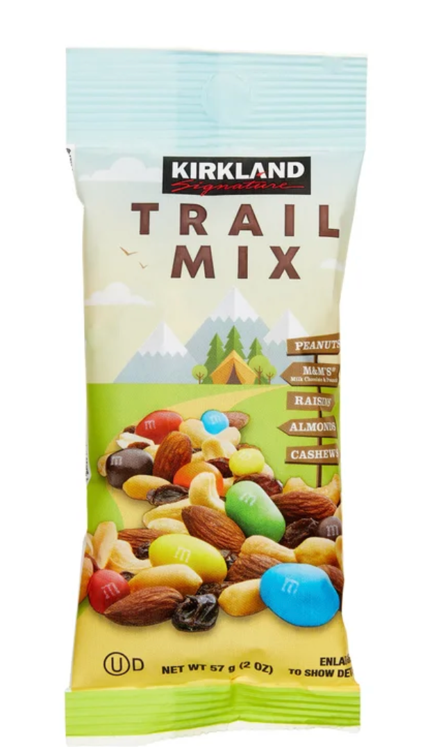 Kirkland Signature Trail Mix Snack Packs, 2 oz, 28-count