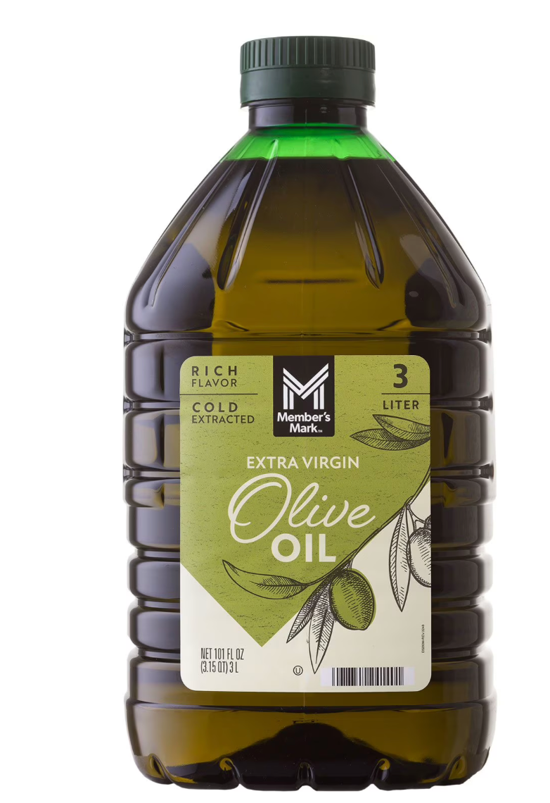 Member's Mark Extra Virgin Olive Oil Cold Extracted 3 Liter 101 Fl Oz Jug