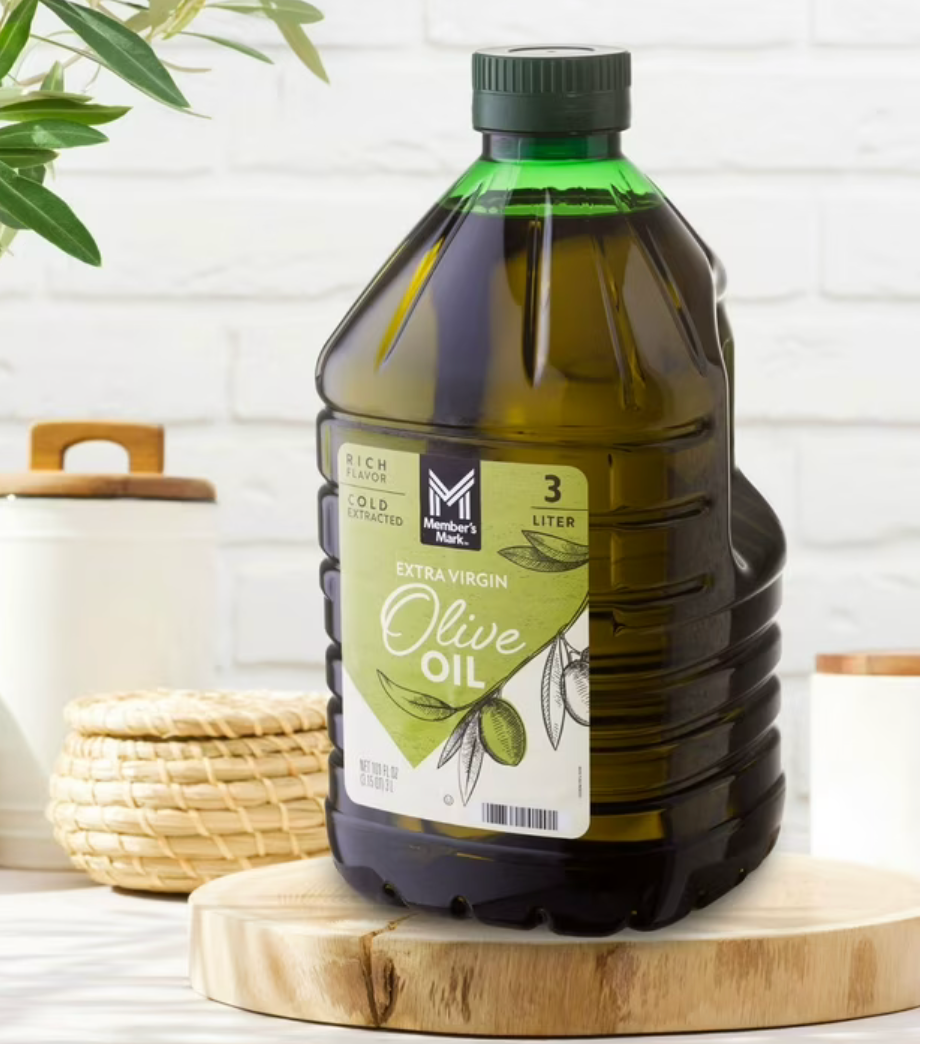 Member's Mark Extra Virgin Olive Oil Cold Extracted 3 Liter 101 Fl Oz Jug