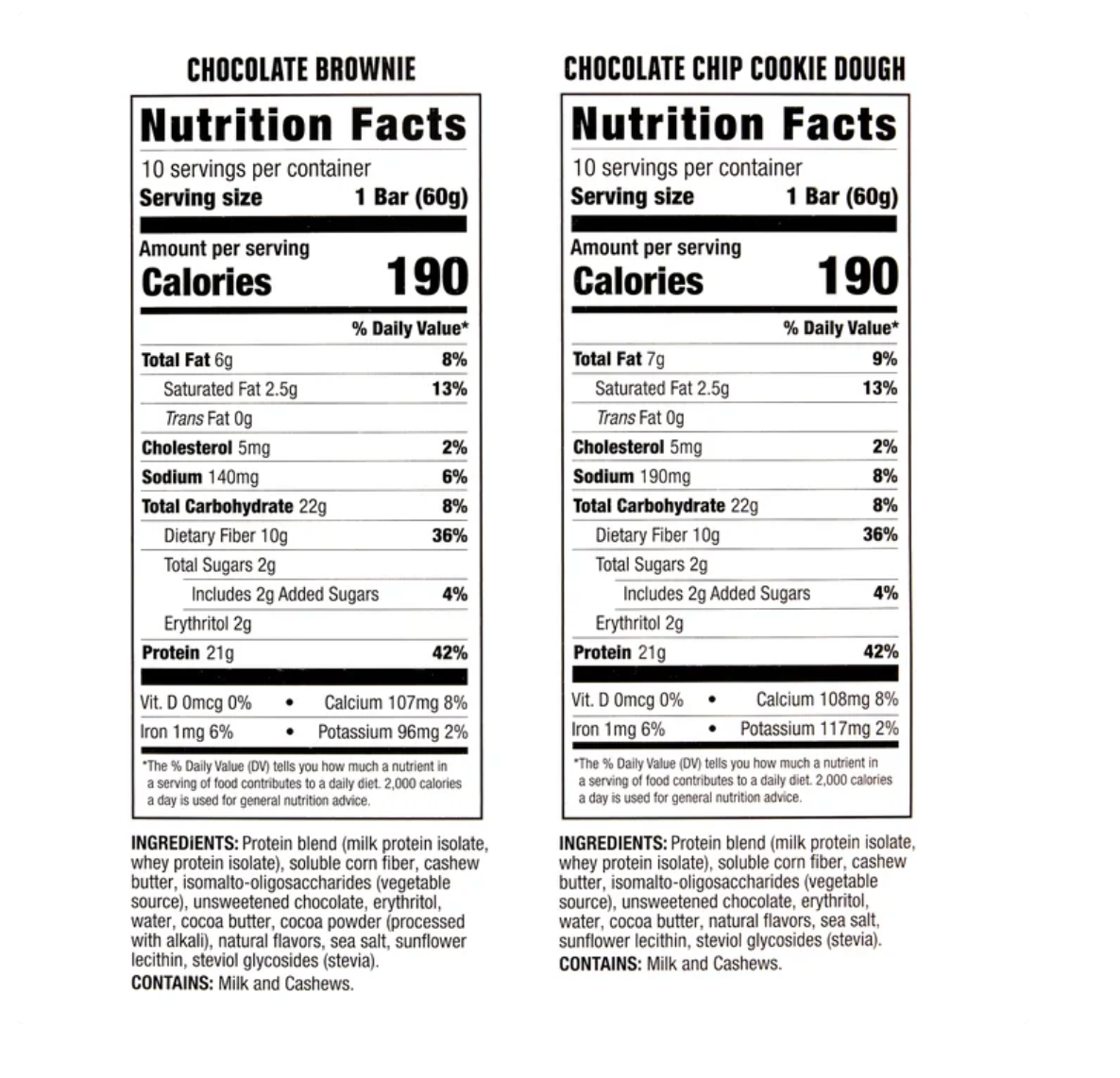 Kirkland Signature Protein Bar, Variety Pack, 2.12 oz, 20-count