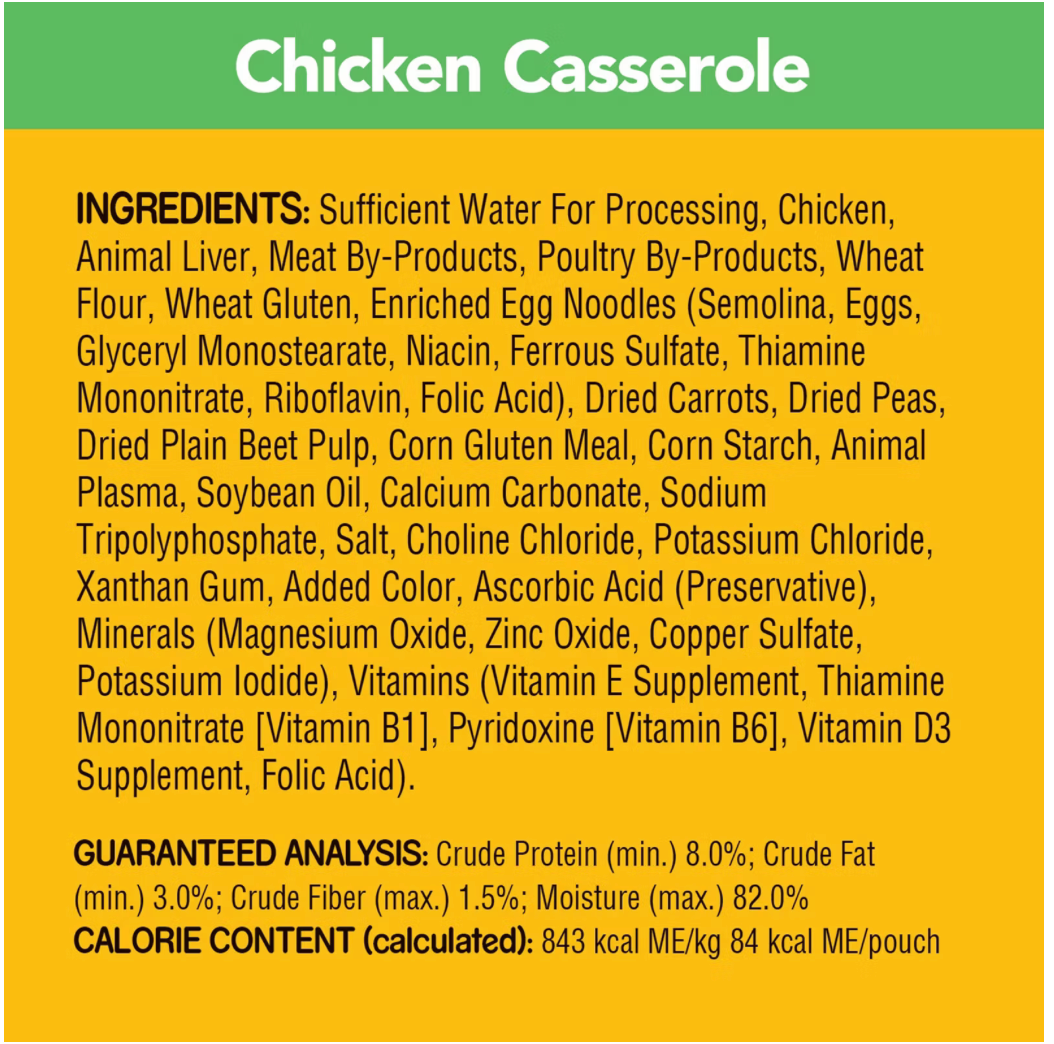 Pedigree Pouch Choice Cuts in Gravy Chicken and Beef Club Variety Adult Wet Dog Food, (54 ct.) 3.5 oz.