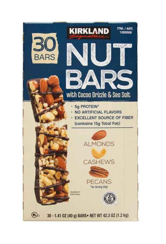 Kirkland Signature Nut Bars, 1.41 oz, 30-count