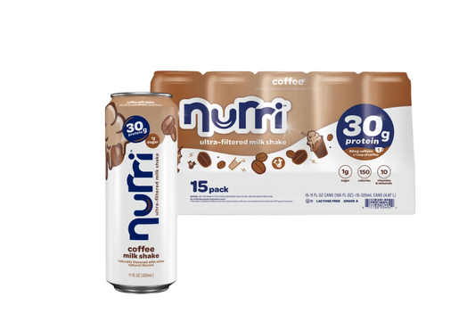 Nurri 30g Protein Shake, Coffee, 11 fl oz, 15-pack