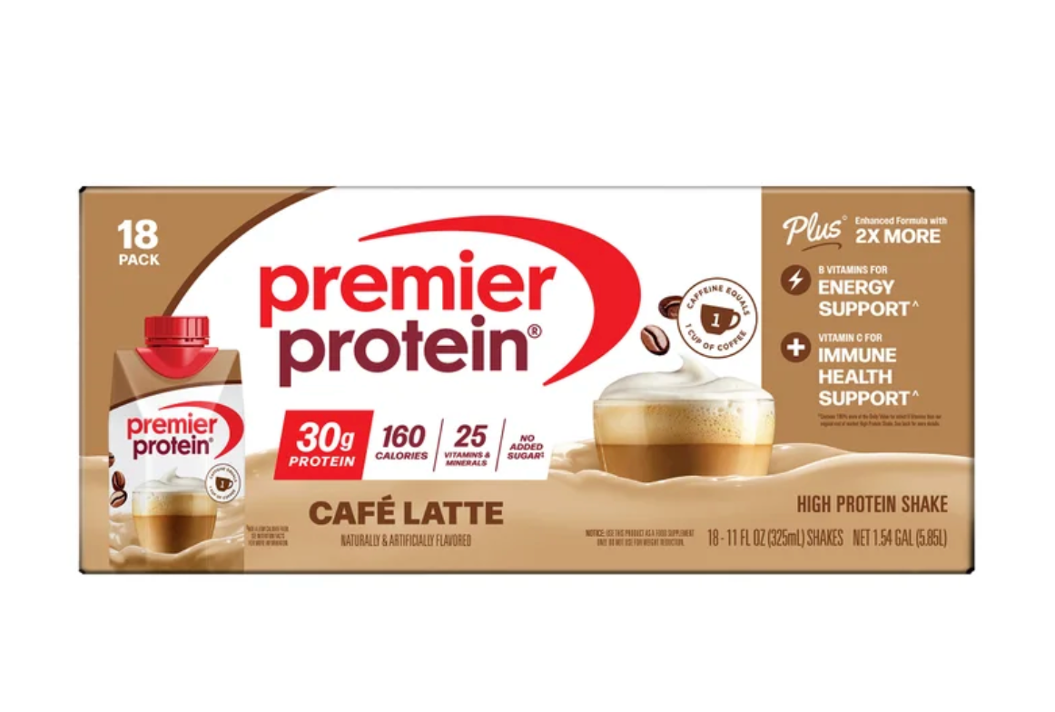 Premier Protein PLUS 30g Shakes - Energy & Immune Support (18-Pack)