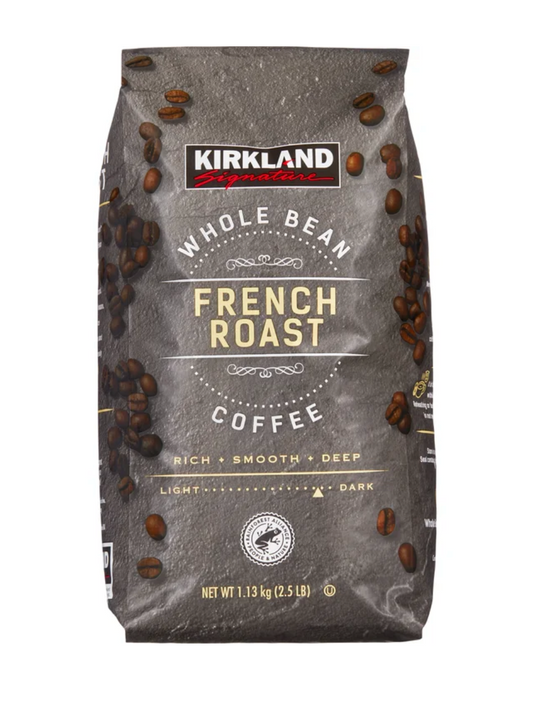 Kirkland Signature Whole Bean Coffee, French Roast, 2.5 lbs