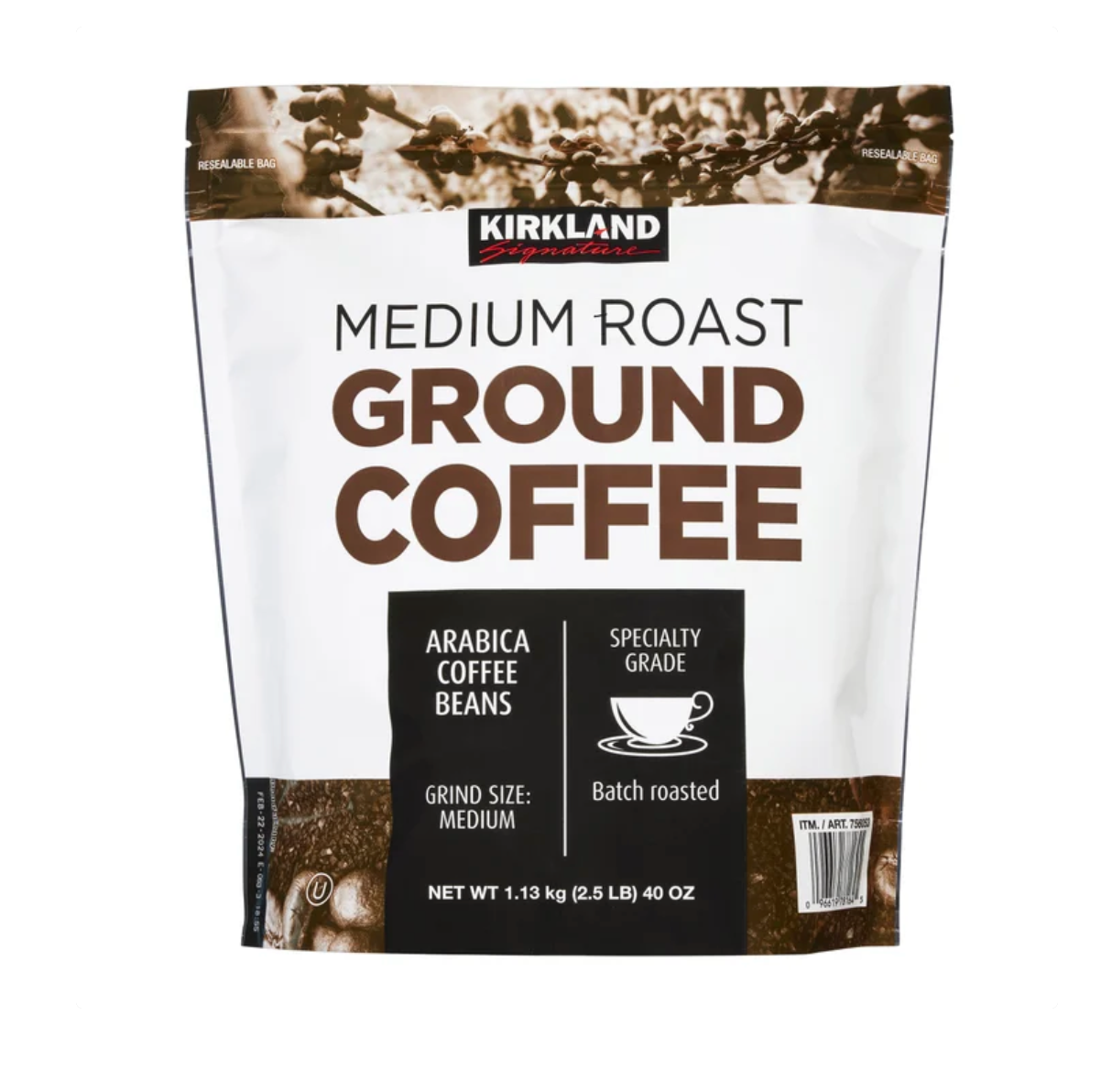 Kirkland Signature Medium Roast Coffee, 40 oz.
