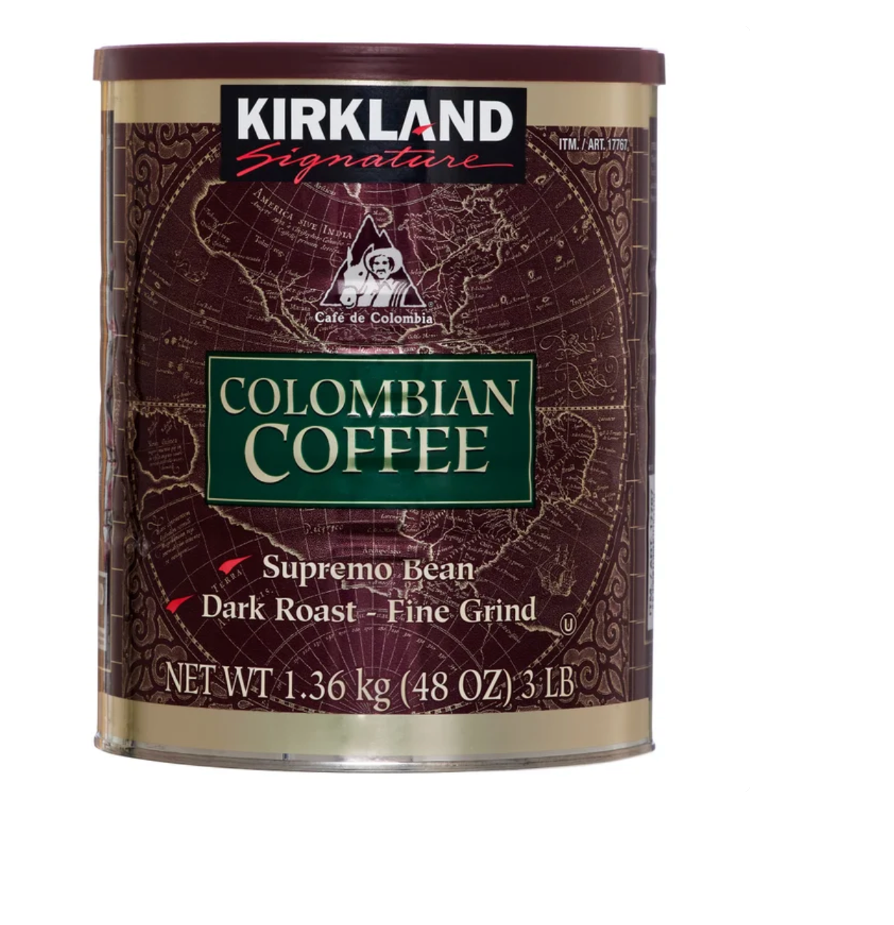 Kirkland Signature Colombian Coffee, Dark Roast, 3 lbs