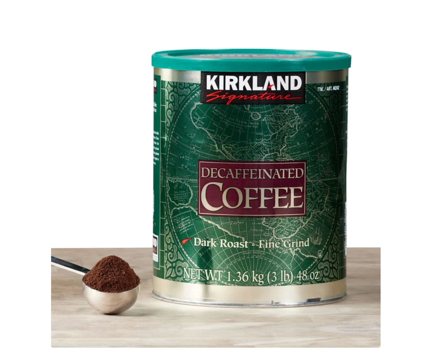 Kirkland Signature Decaffeinated Coffee, Dark Roast, 3 lbs