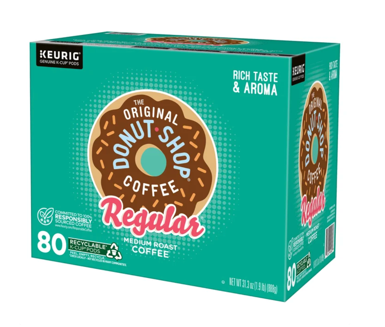 The Original Donut Shop Regular Medium Roast Coffee K-Cup Pods (80-Count)