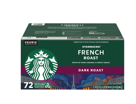 Starbucks Premium Coffee K-Cup Pods (72-Count)