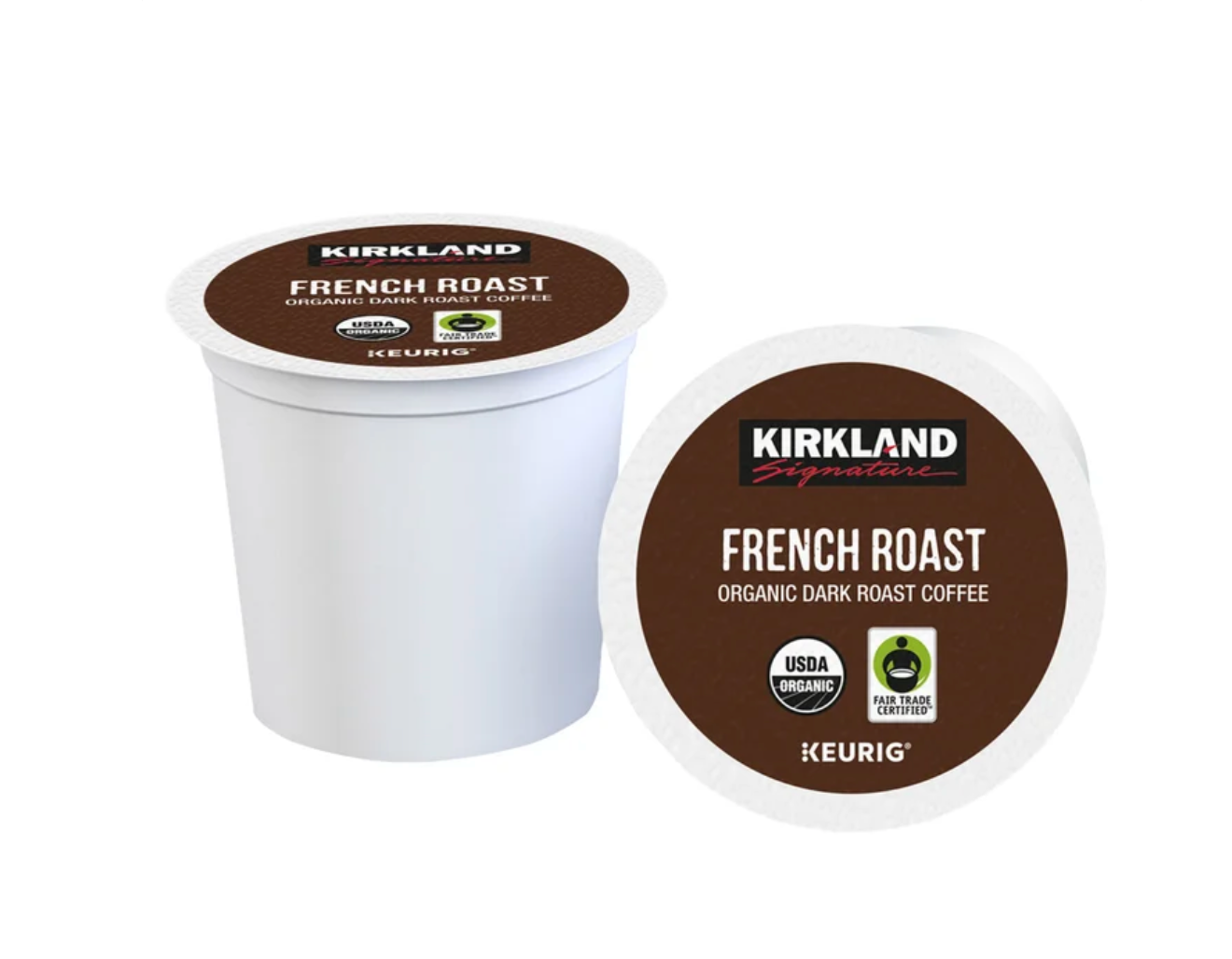 Kirkland Signature Organic French Roast Dark Roast Coffee K-Cup Pods (120-Count)