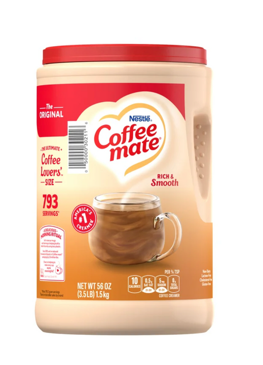 Nestlé Coffee-mate Powdered Coffee Creamer, The Original - 56 oz (3.5 lbs) Giant Size