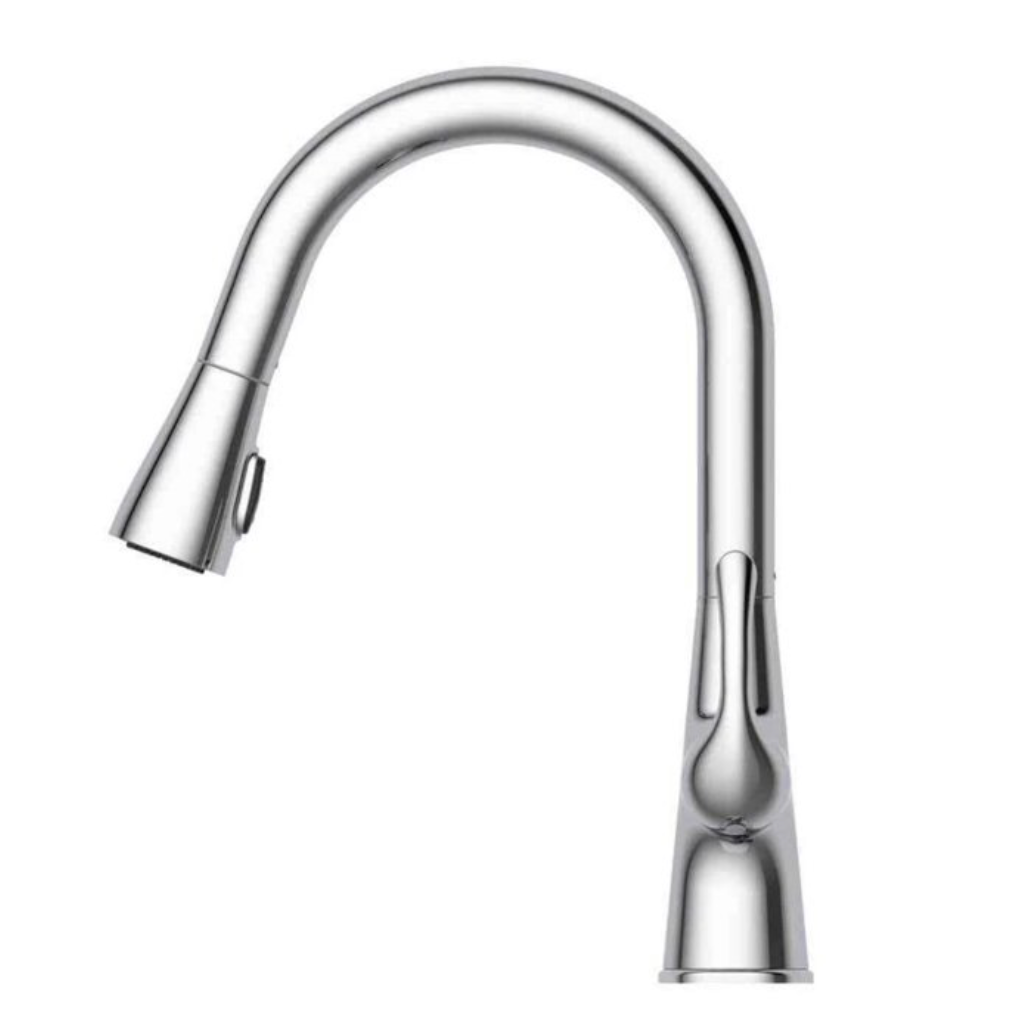 Glacier Bay Single-Handle Pull-Down Laundry Faucet in Chrome with Dual Spray Modes