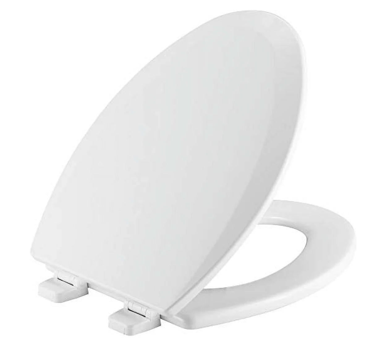 Bemis 1500TTT Elongated Enameled Wood Toilet Seat in White