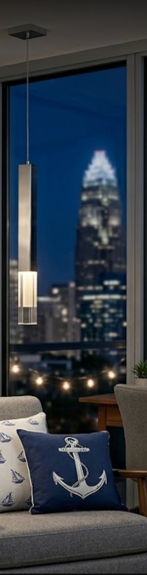 Kuzco Lighting Martelo 21.38" 6W LED Pendant in Chrome (Model PD53305-CH)