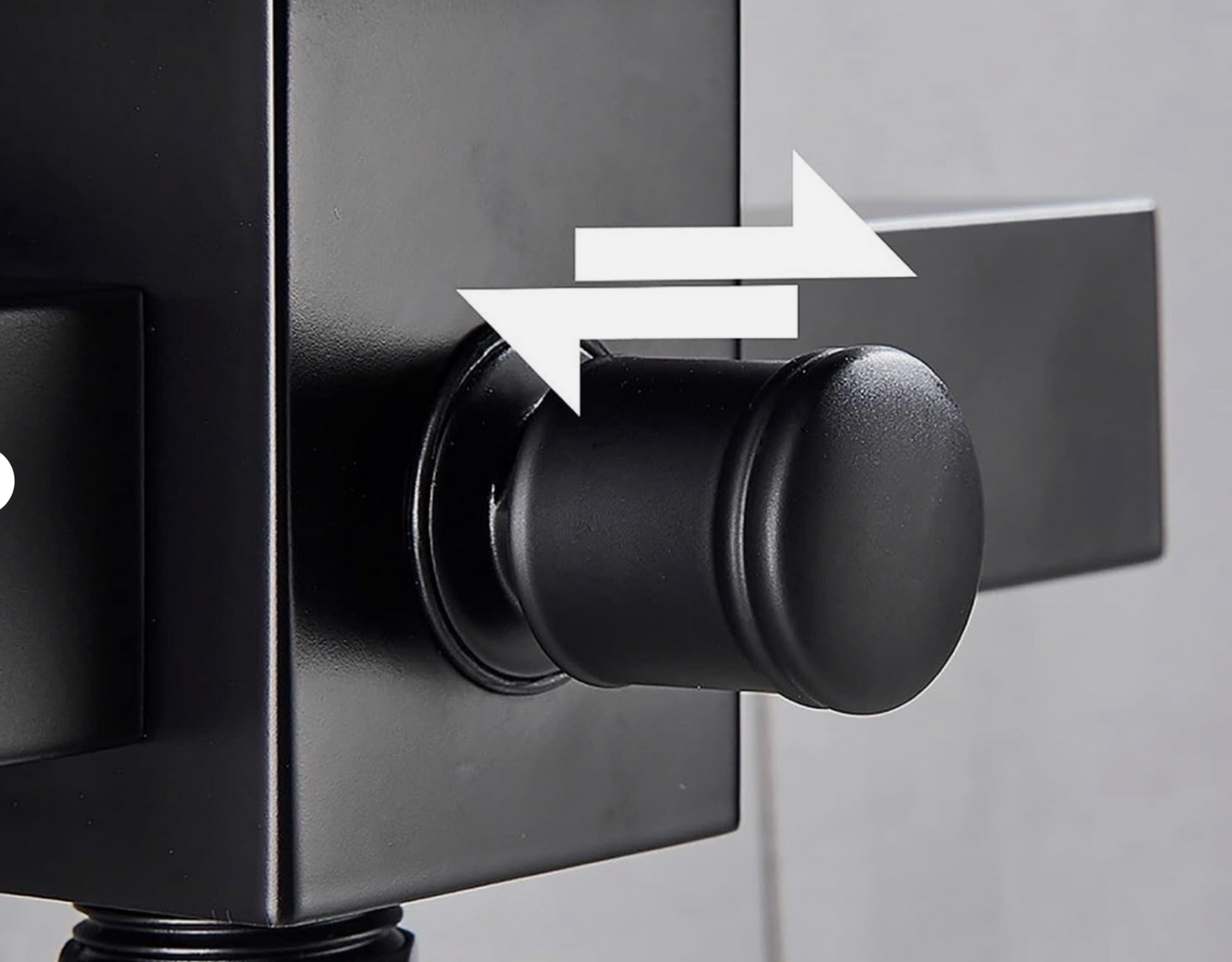 Matte Black Wall-Mount Waterfall Tub Faucet Bathtub Mixer with Handheld Shower Solid Brass