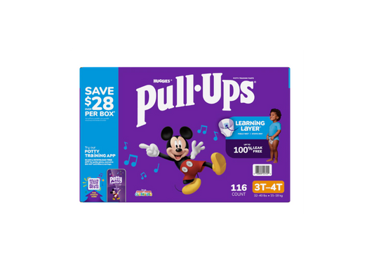 Huggies Pull-Ups Boys Potty Training Pants, Disney Mickey Mouse, Sizes 3T–6T