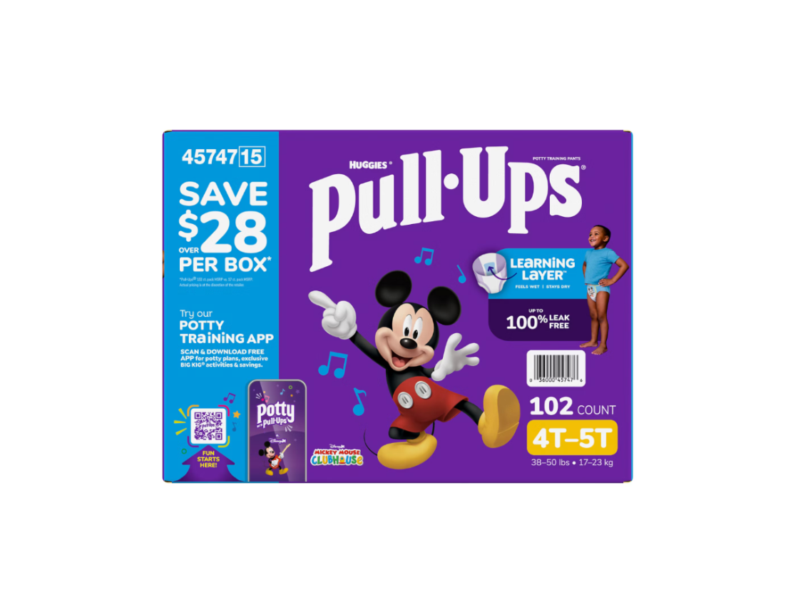 Huggies Pull-Ups Boys Potty Training Pants, Disney Mickey Mouse, Sizes 3T–6T
