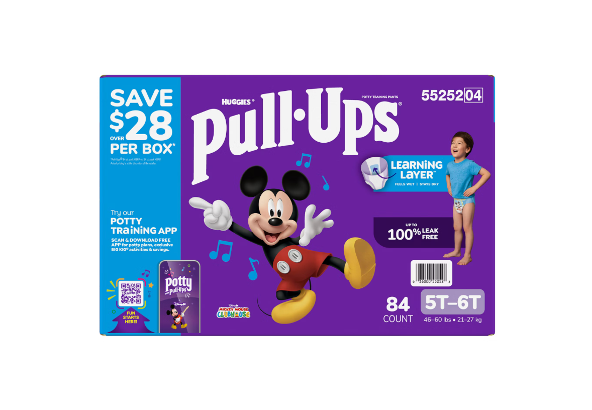 Huggies Pull-Ups Boys Potty Training Pants, Disney Mickey Mouse, Sizes 3T–6T